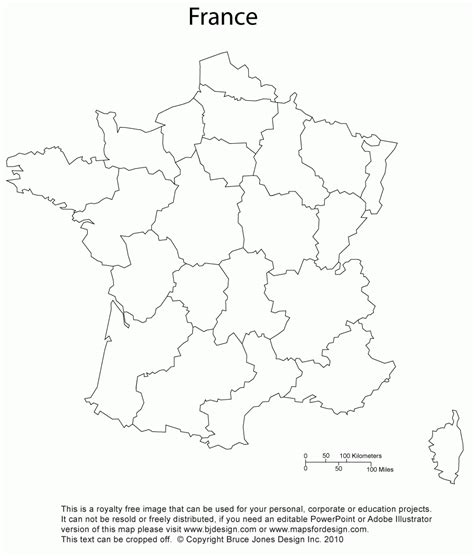 France Map Outline - Coloring Home