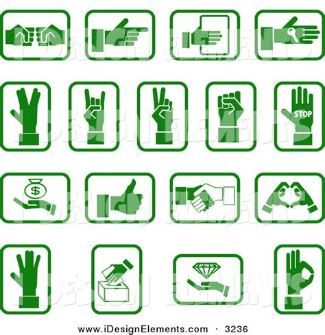 11 Language Arts Icons And Elements Images - Sign Language Green, Funny Fruits and Vegetables ...