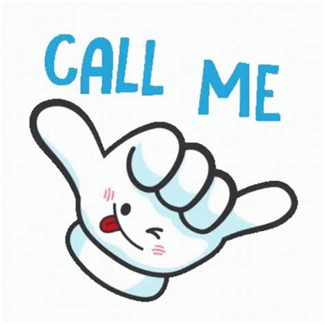 Call Me Hand GIF - CallMe Hand TalkToYouLater - Discover Share GIFs | Happy gif, Call me gif ...