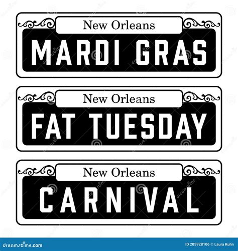 New Orleans French Quarter Downtown City Neighborhood Street Signs ...