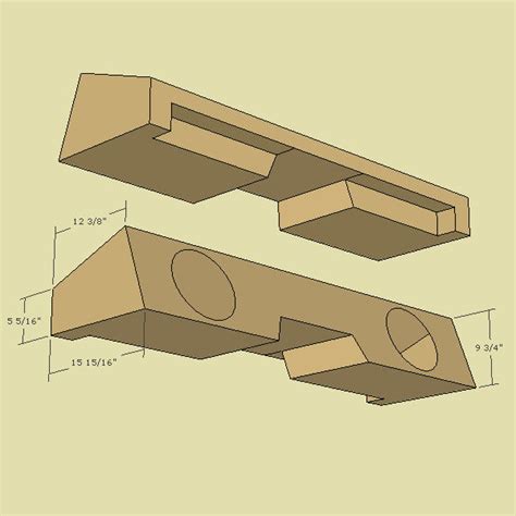 Blueprint Speaker Box Design Silverado Crew Cab Sub Box Plans - Design Talk