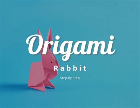 How to make an Origami Rabbit with Free Flip Book - CraftyThinking