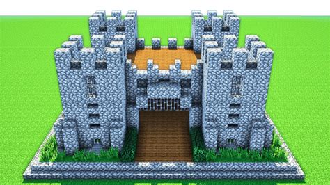 MINECRAFT: How to build a castle! (Tutorial) Survival Castle tutorial ...