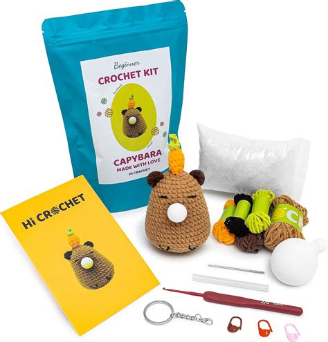 Amazon.com: Bubble Animal Crochet Kit for Beginner, Balloon Easy Starter DIY Knitting Kit with ...
