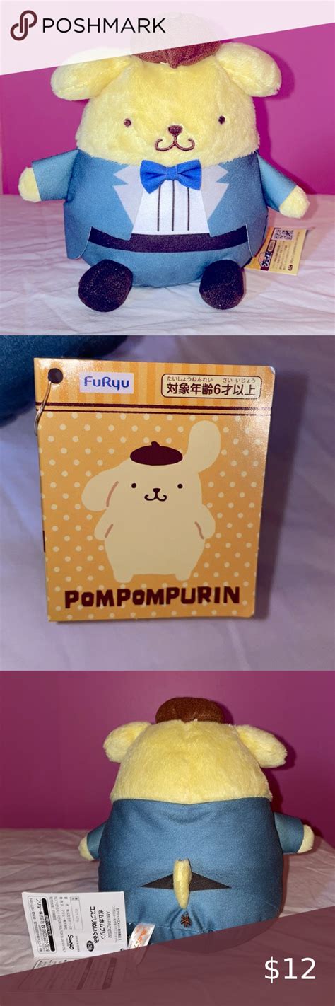 PomPomPurin Plushie in a Suit in 2022 | Plushies, Teddy bear, Toys