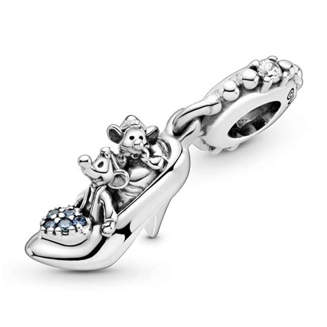 Pandora disney cinderella glass slipper mice cz dangle charm – Artofit