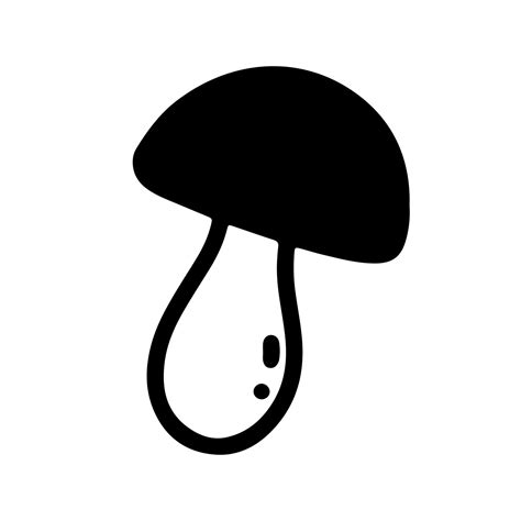 vector mushroom on a white background 10792222 Vector Art at Vecteezy