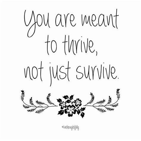 You are meant to thrive not just survive | The Red Fairy Project