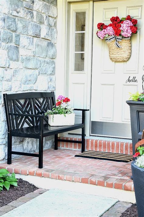 7 Easy Small Front Porch Decorating Ideas - StoneGable