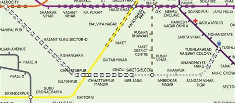 𝐃𝐞𝐥𝐡𝐢 𝐌𝐞𝐭𝐫𝐨 𝐆𝐨𝐥𝐝𝐞𝐧 𝐋𝐢𝐧𝐞 (Previously Silver Line) - Route, Stations and Timings