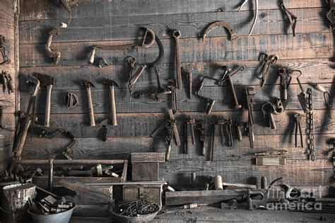 Old farm tools Photograph by Jerry Editor - Pixels