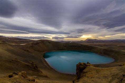 Viti explosion crater in Krafla, Iceland, Iceland