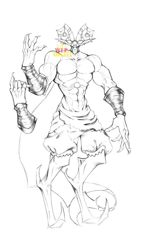 [WIP] Erazor Djinn's Final Form Redesign by Azukanacrown on DeviantArt