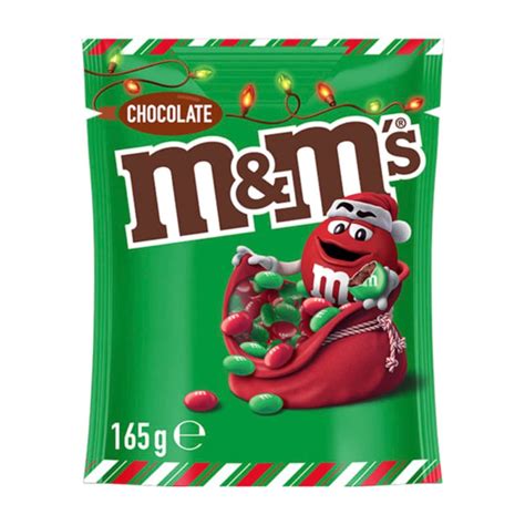 Buy M&Ms Christmas Milk Chocolate Red & Green Snack Sharebag 165g ...