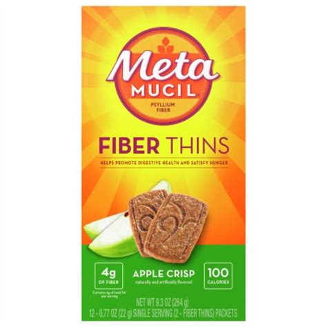 Metamucil® Apple Crisp Fiber Thins, 12 ct / 0.77 oz - Kroger