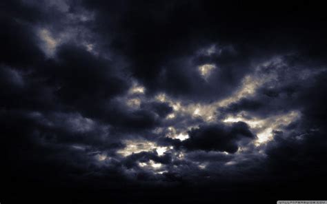 Cloudy Night Sky Background