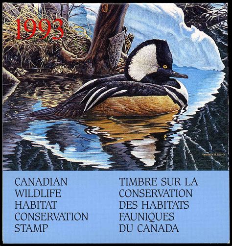 Buy Canadian Wildlife #FWH9 - Merganser (1993) $8.50 | Arpin Philately