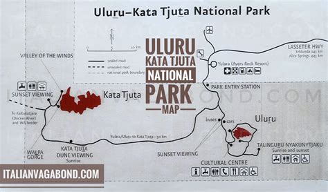 Uluru Map & Walks: Explore Ayers Rock! Mala Walk and Full Base Walk