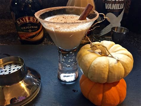 Pumpkin Pie Martini with Vanilla Vodka and Pumpkin Spice