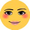 Woman_Face_Blush - Discord Emoji