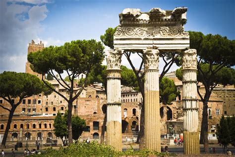 The Forum Romanum or Roman Forum in Ancient Rome