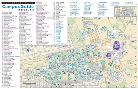 Penn State Campus Map Printable