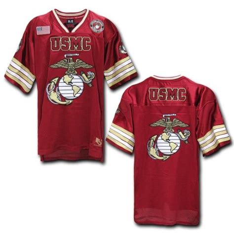 US Marine Corps Red Football Jersey | Usmc, Us marine corps, Marine corps shirts