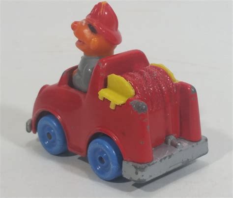 1981 Hasbro The Muppets Sesame Street Ernie Fireman Red Fire Truck Die ...