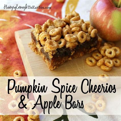 Apple Cinnamon Cheerios Cereal Bars — Hungry Enough To Eat Six | Recipe ...