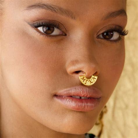 Septum Jewelry Gold Septum Piercing Septum Ring Statement | Etsy | Septum jewelry, Septum ...