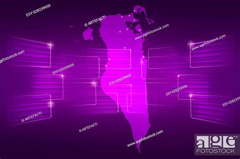 Bahrain Map World map News Communication delivery purple, Stock Photo, Picture And Low Budget ...