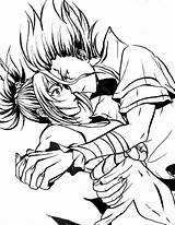 Kohaku And Senku Ishigami From Dr Stone coloring Page  Download Print sketch template
