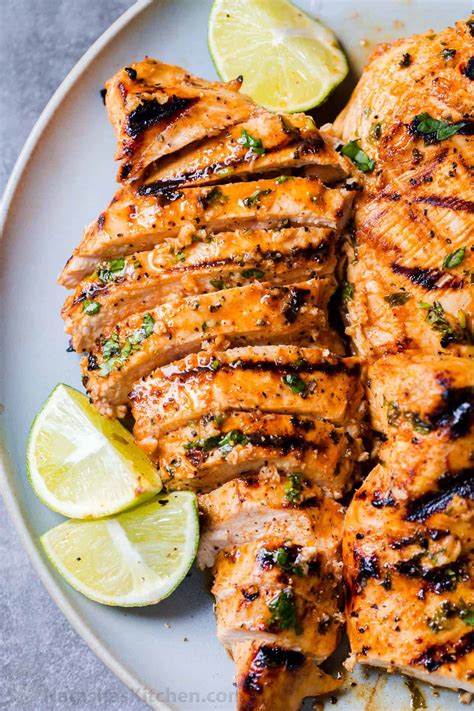 Grilled Cilantro Lime Chicken - NatashasKitchen.com