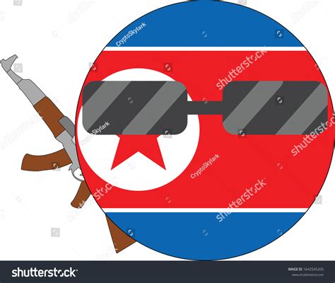 Bangkok Thailand 30012020 North Korea Flag Stock Vector (Royalty Free ...