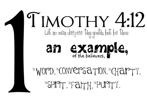 Youth Impact @ TOP: 1 Timothy 4:12