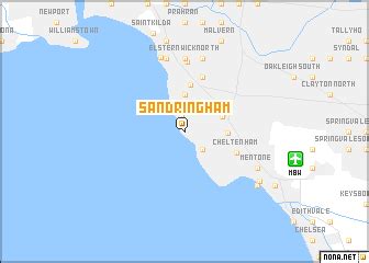 Sandringham (Australia) map - nona.net