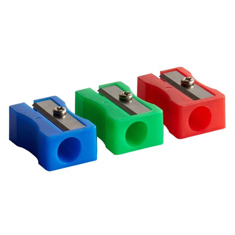 Westcott 15993 Assorted Color Manual Pencil Sharpeners - 24/Pack | Westcott ACM15993