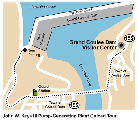 tourmap | Grand Coulee Dam Visitors Guide