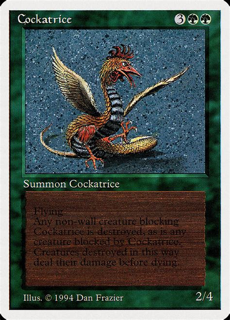 Cockatrice · Summer Magic / Edgar (SUM) #189 · Scryfall Magic The Gathering Search