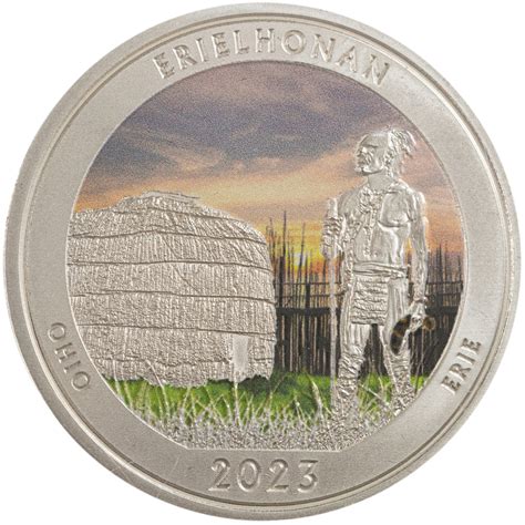 2023 Colorized Silver Native America the Beautiful Ohio Coins - Silver.com™