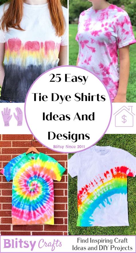 25 Tie Dye Shirt Patterns (How to Tie Dye a Shirt)