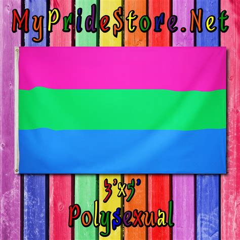 Poly Pride Flag, Polysexual Pride, LGBTQ Pride - Etsy