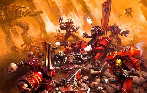 HD wallpaper: Warhammer 40,000, Blood Angels | Wallpaper Flare