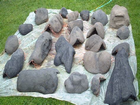 Fake Boulders- how to make rocks | Garden art, How to make rocks ...