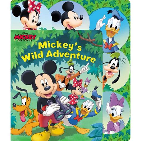 Sliding Tab: Disney Mickey Mouse: Mickey's Wild Adventure (Board book) - Walmart.com - Walmart.com