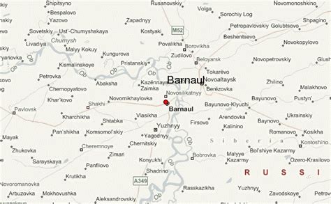 Barnaul Map - Russia