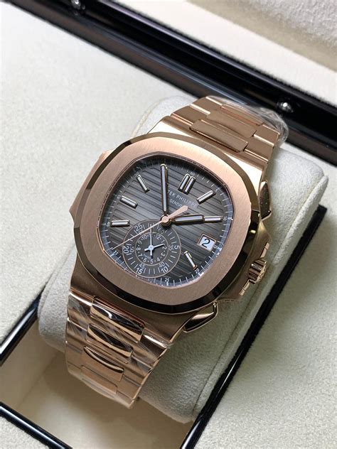 PATEK PHILIPPE NAUTILUS ROSE GOLD 5980/1R-001 - Carr Watches