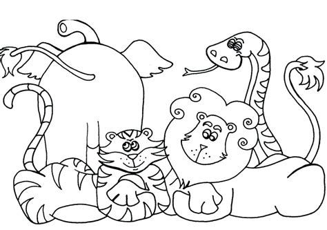 African Savanna Coloring Page at GetColorings.com | Free printable colorings pages to print and ...