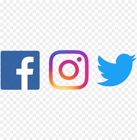 Instagram Facebook And Twitter Logo