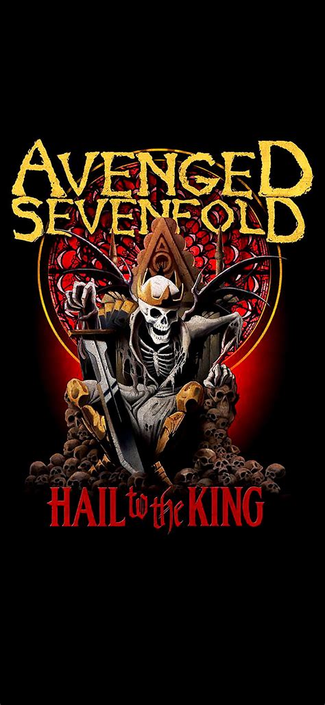 Avenged Sevenfold, album cover, cover art, hail to the king, mobile background, HD phone ...